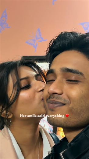 Diya Ray on Instagram: "Surprising my long-distance gf 🥹❤️ #reels #bengali #kolkatadairies #bengalicouple #diyuakuu"