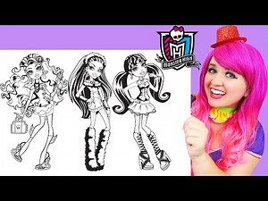 Coloring Monster High Characters