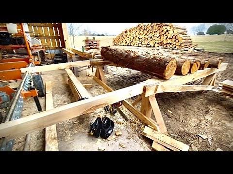Log deck build for my sawmill!