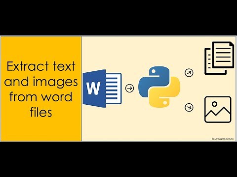 Extract textual data and images from word (.docx) files with Python