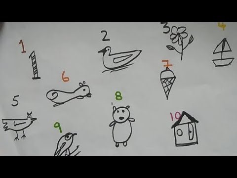 Fun & Easy Doodles for Kids ✏️ | 10 Simple Drawings for Beginners!"