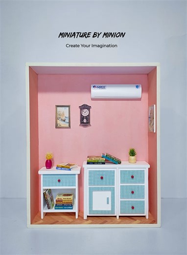 3.5K views · 71 reactions | At Miniature By Minion, I can turn your cozy spaces into adorable handmade art pieces — fully customizable, crafted with love, and made to capture your imagination.  Bring your dream corner to life, in miniature form! #MiniatureByMinion #HandmadeMiniature #CustomMiniature #MiniatureArt #CreateYourImagination | Miniature By Minion | Facebook