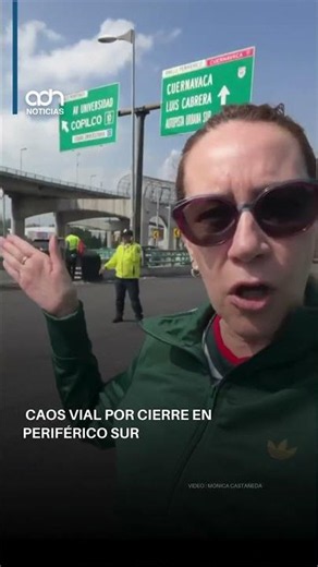 Breaking news: Closure on Periférico Sur is causing traffic chaos towards Estadio Ciudad de México