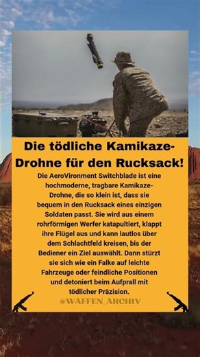 Switchblade 300: Die Geschichte der kleinen und tödlichen Kamikaze-Drohne