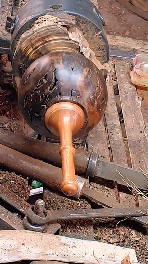 Woodturning for Beginners: Making My Lovely Turning Thing. | Amazingrdp Wood Skill | Facebook