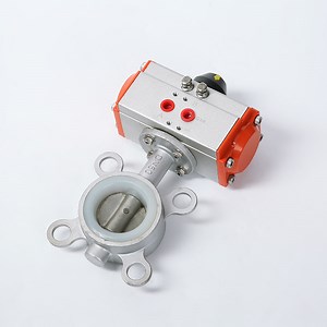 [Hot Item] Pneumatic Stainless Steel Clamp Butterfly Valve