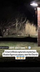 Late one night in Illinois, a man was walking past Saint Paul’s Baptist Church when something caught his eye. He noticed movement on the ground—an eerie, mysterious shadow moving aggressively . Intrigued and a bit uneasy, he looked directly at the roof, but there was nothing up there. Many locals believe the church is haunted, and some have even reported experiencing paranormal activity in the area. What do you think about it? 🤔 Could it be a shadow entity, a jinn, or something demonic? Follow 