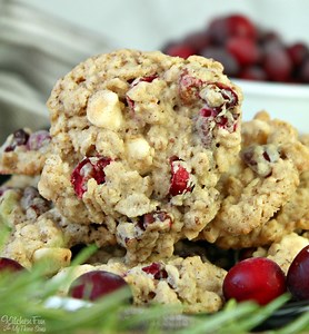 These Cranberry Cookies are the most requested for the Holidays. Absolutely delcious and easy to make - rave reviews!! ❤️ Full Recipe --> http://bit.ly/2RsvBgh . | Kitchen Fun With My 3 Sons