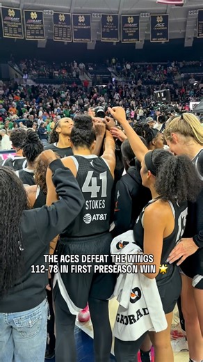 51K views · 415 reactions | Final: @LVAces dominate the Wings 112-78 at Purcell Pavilion. Jackie Young leads the charge with 28PTS, 9AST, and 5REB in preseason play  | WNBA | Facebook