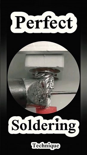 perfect soldering joint technique #shorts #soldering #solder