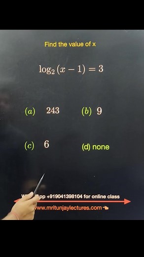 41K views · 184 reactions | Find the value of x #logarithms #maths #math #satexam #mathtutorial #ExamSuccess #boardexams #mritunjaylectures #class10th #class10thmaths #sscje #railway #ssccgl #exam #bankexam | Mritunjay Lectures | Facebook