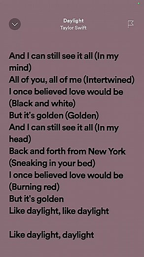 Daylight - Taylor Swift TikTok Version