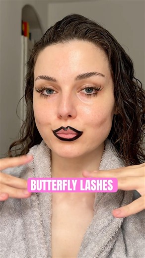 Butterfly lashes to transform your next motive 🫶🏼🦋✨ #lashes #lashtutorial #clusterlashes