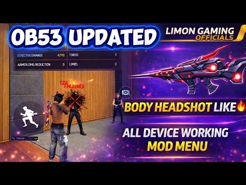 NEW UPDATED OB52 BODY HEADSHOT AIMBOT || MOBILE REEDIT FF BODY HEADSHOT HOW TO DOWNLOAD MOD LINK 🔥