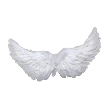 BELOVING Angel Wing Kids Comfortable Halloween Costume Accessories Props Feather Wing White - Walmart.ca