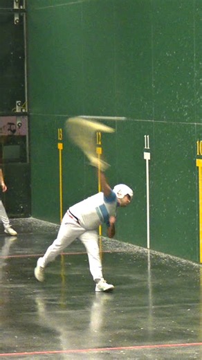 Absolutely RIDICULOUS 2 wall finish 🤯 #jaialai #battlecourt #sports #miami #highlights | World Jai-Alai League
