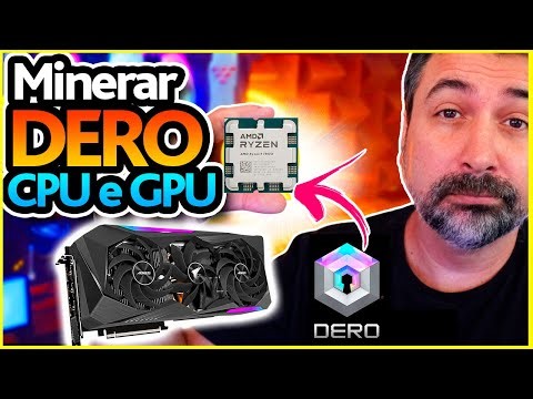 ⚠️ MINERAR DERO COM CPU E GPU AO MESMO TEMPO - CPU mining CPU MINER