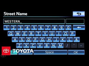 How-To: Input an Address with Entune® App Suite | Toyota