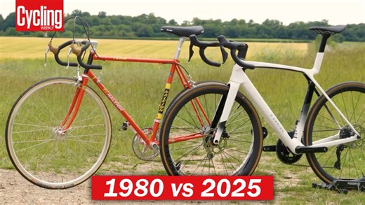 Old vs new: 1980 Tour de France bike compared to modern road bikes