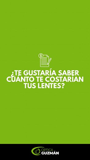 ¿Tenés una receta y querés saber cuánto saldrían tus lentes? ¡Te pasamos el presupuesto sin cargo y sin compromiso! 📸 Mandanos una foto de tu receta y listo. ⚡ Rápido, fácil y con atención personalizada. ¡Escribinos ahora y resolvé todas tus dudas! Te esperamos en San Martín 333 📍 | Óptica Guzmán