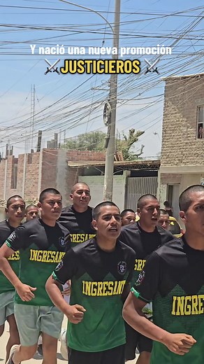 Nueva promoción JUSTICIEROS de alumnos en Piura