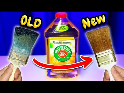 How To Restore & Fix Old, Dried Out Artist Paint Brushes!