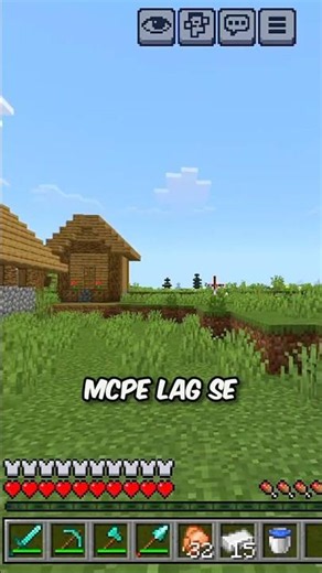 Fix MCPE Lag Permanently! 💯 #shorts #minecraft
