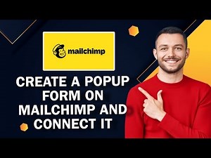 How To Create A Popup Form On Mailchimp And Connect It | Easy Tutorial