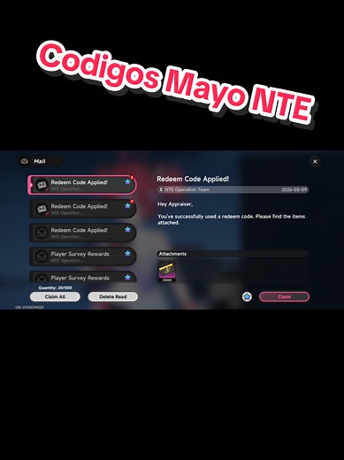 NUEVOS CÓDIGOS PARA NEVERNESS TO EVERNESS #NTE #nevernesstoeverness #gaming #free #code @Neverness to Everness