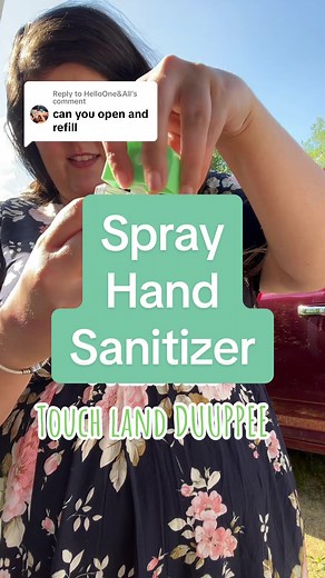 How to Refill Your Dollar Tree Touchland Spray Hand Sanitizer