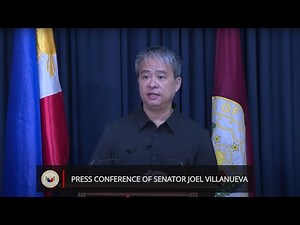 LIVE: Senate Press Conference Senator Joel Villanueva | June 30, 2025