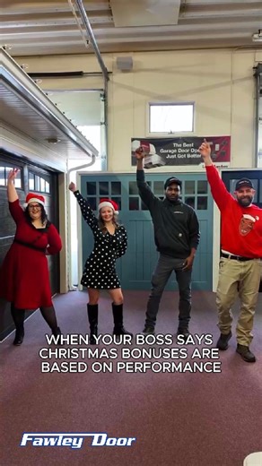 We think they earned a little something special with this performance. Fawley Overhead Door, built on commitment. Backed by action. #christmasbonus #performance #fawleyoverheaddoor #kalamazoo #christmas | Fawley Overhead Door, Inc.