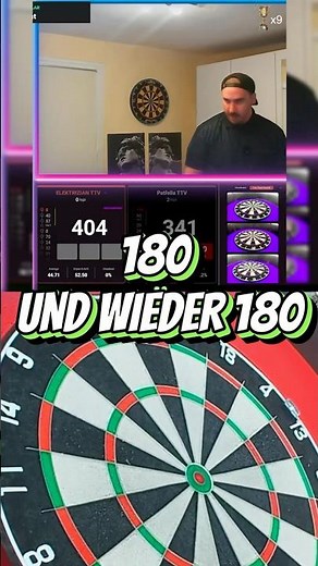 1️⃣8️⃣0️⃣ und wieder 1️⃣8️⃣0️⃣ #scolia #darts #deutsch #dartswm #180 #scolia #compilation
