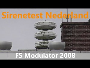 FS Modulator 2008 | Maandelijkse Sirenetest Nederland | 02-12-2024