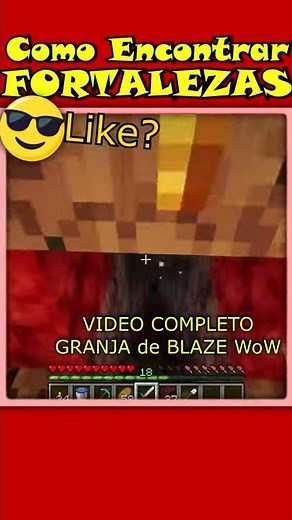 🔥 Como ENCONTRAR FORTALEZAS del NETHER [Minecraft 1.16 - 1.17] #Shorts
