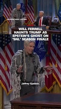 Epstein’s ghost haunts Trump on ‘SNL’ season finale
