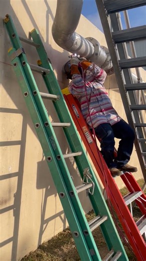 Welding Olets on Stainless Steel pipe for waste water plant