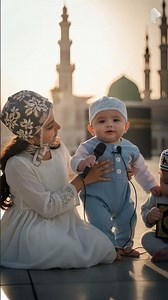 Baby Kalma Recitation 💖 Islamic Motivation #kidsvideo #aibaby #islam