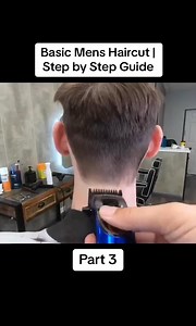 Basic Mens Haircut | Step by Step Guide | The One Minute Barber | Facebook