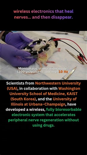 Wireless Bioresorbable Electronics Help Nerves Heal Without Drugs