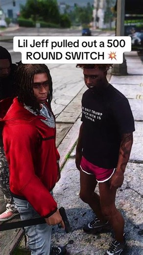 Lil Jeff Pulled out a 500 SWITCH 💥| GTA 5 RP