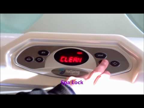 hotspring limelight / Tiger River control panel operation