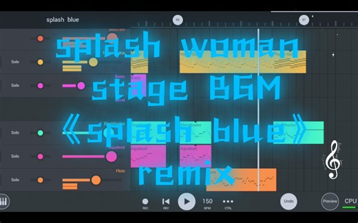 [洛克人/9]splash woman stage BGM《splash blue》remix