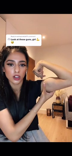 Bicep Flexing Beauty: Meet @kiranrani.k