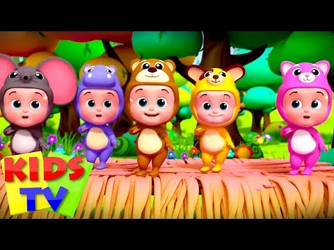 Cinco bebezinhos | Musica para bebes | Desenhos animado | Kids Tv em Português | Animação