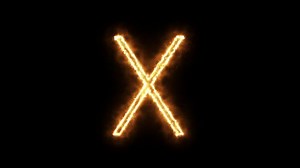 clip-1057934254-letter-"x"-burning-flame-flaming-burn-font