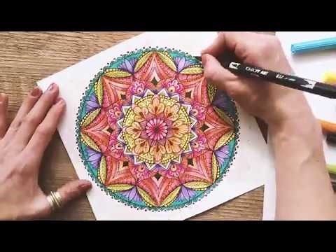 Mandalas selber zeichnen – intuitiv und kreativ