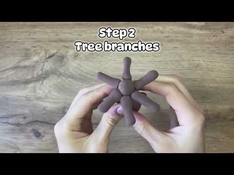 How To Make a Clay Tree in 3 Easy Steps!