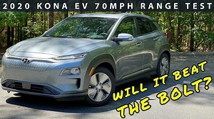 2020 Hyundai Kona Electric Range Test At A Constant 70 MPH