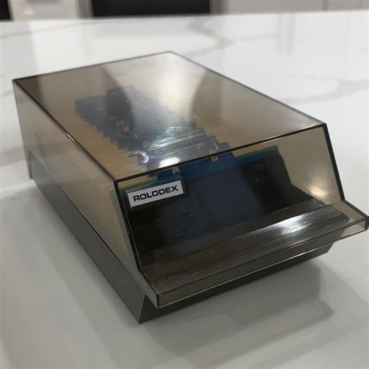 Vintage Rolodex VIP 24C Covered Card File A–Z Tabs W/ Unused Cards Made in USA - Etsy